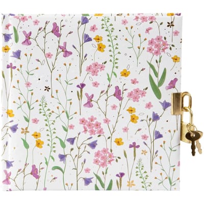 CRLYN® Dagboek met Slot Volwassenen - Notitieboek - Wit