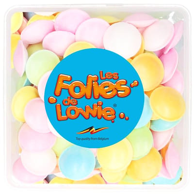 Les Folies de Lowie 'Sophie' - zure hosties - UFO snoepjes - zuur snoep - 180g