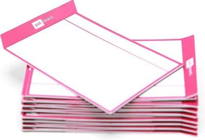 Set van 16 whiteboard magneten voor scrum, kanban en agile | Herschrijfbare kaarten | Ideaal voor je magneetbord | Maak een eigen weekplanner! | Kleur: MAGENTA