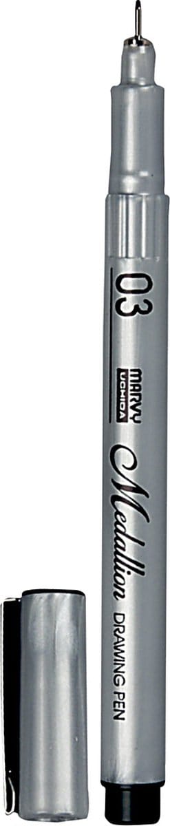 Medallion Tekenpen, lijndikte 0,3 mm, zwart, 1 stuk