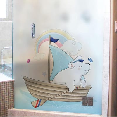 Raamfolie Decoratief - Glasfolie Inkijk - Privacy Creëren - UV Beschermend - 58x60 cm - Ondoorzichtig
