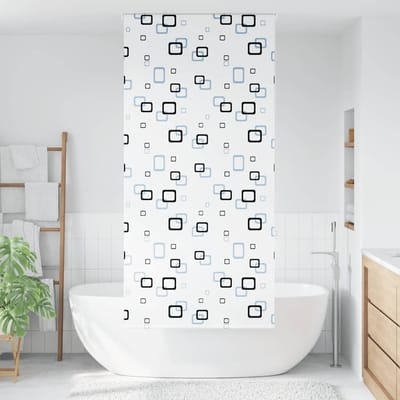 vidaXL - Doucherolgordijn - 90x240 - cm - stofbreedte - 86 - cm