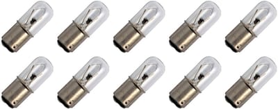 Signaallamp Ba15d 30V 6W - 200 mAh - 10 stuks - T16 Gloeilamp Ø16mm - 45mm - 2500K - Dimbaar