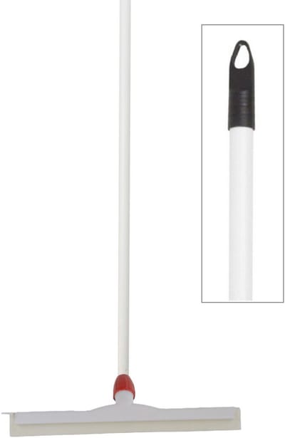 Betra Vloertrekker voor water - kunststof/natuurrubber - B55 cm - met steel 120 cm - douchetrekker