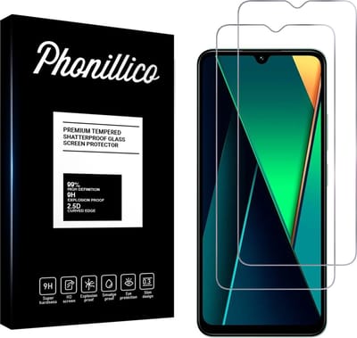 Screenprotector voor Xiaomi Poco C75 - 2 stuks Beschermglas van glas Transparante glazen schermbeschermfolie