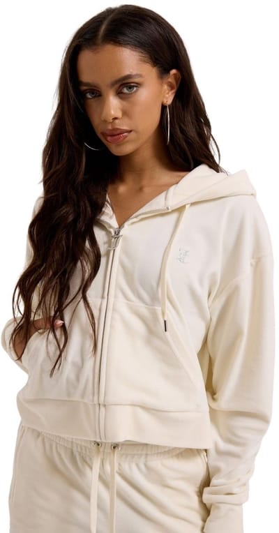 Juicy Couture Juicy Couture Iccle Outline Cropped Hoodie - Maat XXS