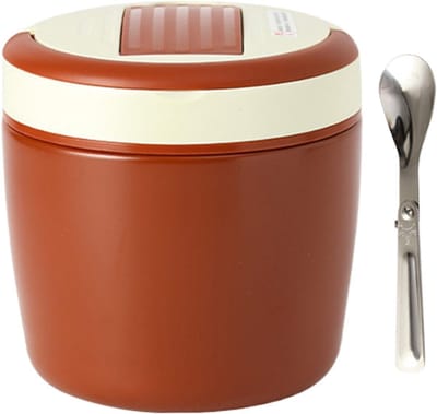 Geïsoleerde voedselcontainer - Warme lunchbox - Warm eten onderweg - Vacuüm isolatie technologie - 12 liter - Wijnrood