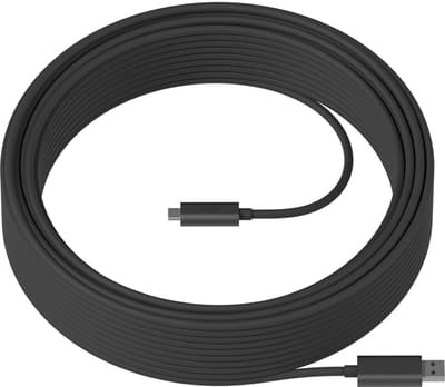 USB A to USB C Cable Logitech 939-001799 10 m Black