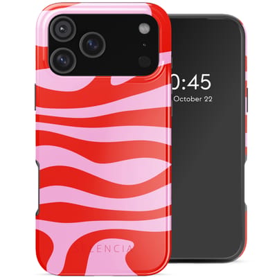 Selencia Hoesje - Geschikt voor Apple iPhone 17 Pro Max - Backcover geschikt voor MagSafe - Dream Swirl Pink
