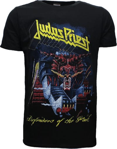 Judas Priest Defender Of The Faith T-Shirt - Officiële Merchandise - M