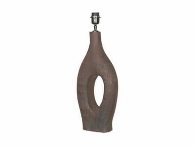 by Mooss - Tafellamp - Umber - Mat - Donkerbruin - Hout - Sunburn - Organisch - L - 50 cm