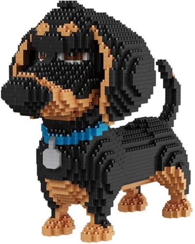 Balody Teckel - Nanoblocks / miniblocks - Bouwset / 3D puzzel - 2100 bouwsteentjes - Balody 16014
