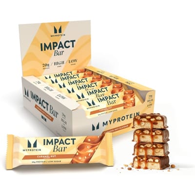 Myprotein Impact Protein Bar (12x64g) Caramel Nut - Repen - Eiwit Repen
