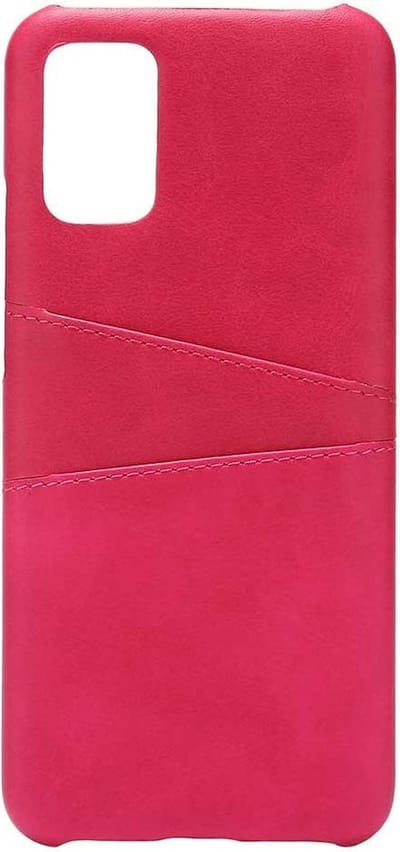 Shop4 - Geschikt voor Samsung Galaxy A02s/ A03s Hoesje - Harde Back Case Cabello met Pasjeshouder Roze