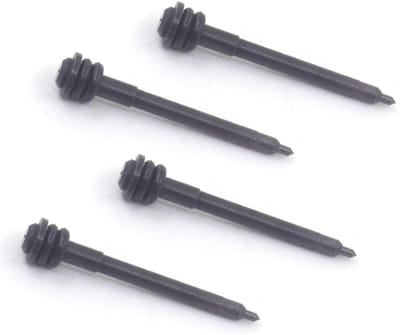 Graveerpen Tips - Air Scribe Onderdelen - Fijne Details Etsen - Precisie Tip - 4 Stuks - Zilverkleurig