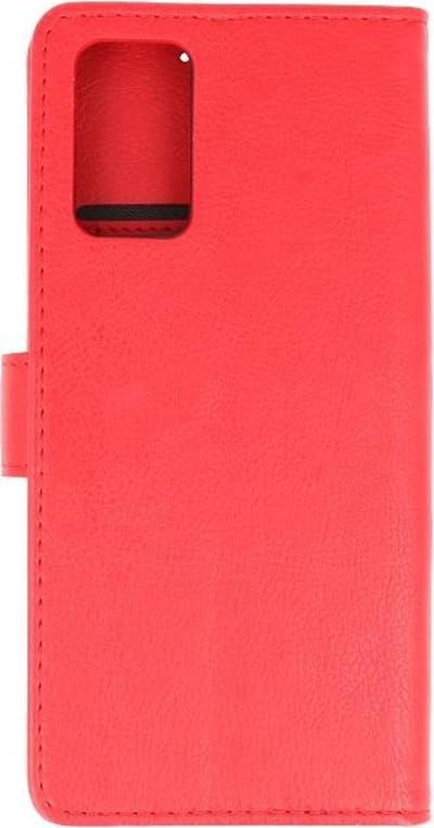Hoesje Geschikt voor de Samsung Galaxy Note 20 - Kaarthouder Book Case Telefoonhoesje - Rood