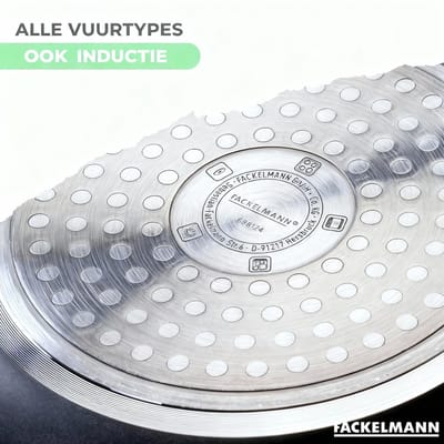 Set van 3 keramische anti-aanbakpannen 16, 18 en 20 cm Fackelmann Brandao