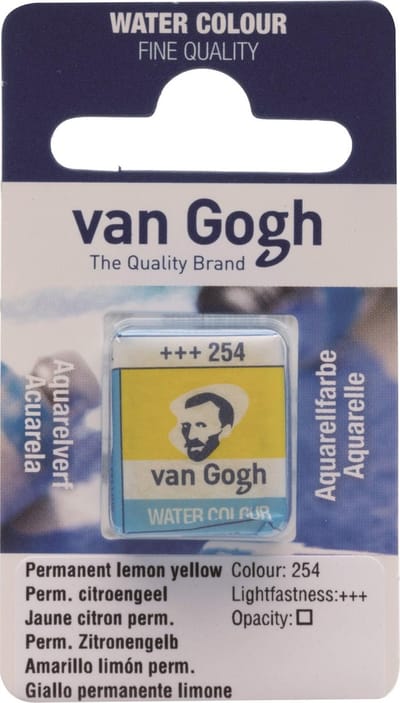 Aquarelverf - 254 Permanent Citroengeel - van Gogh - Napje
