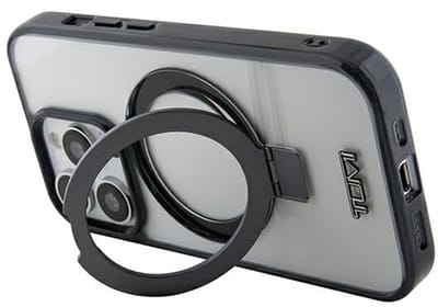 Tumi TUHMP15LSSFC - Telefoonhoesje - iPhone 15 Pro - Ring Stand - MagSafe - Wit