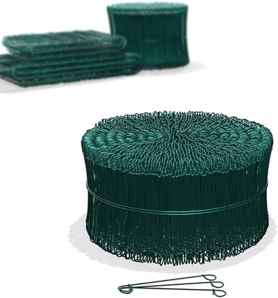 Groene roestvrije binddraad 1,4 mm - duurzame ommantelde betonbinddraad voor diverse toepassingen