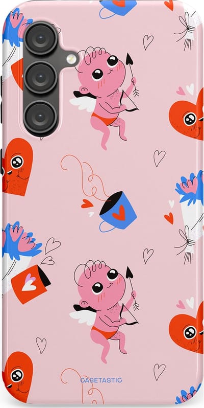 Casetastic Hoesje Geschikt voor Samsung S23 FE - Stijlvolle Beschermende Duo-layer Case - Cupido's Keuze