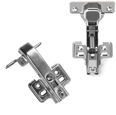 Dailygoods- Deurscharnieren 90 Graden - 4x Scharnieren - Hydraulische Demper - Verborgen Type - Koudgewalst Staal - Praktisch Ontwerp - Kastscharnieren