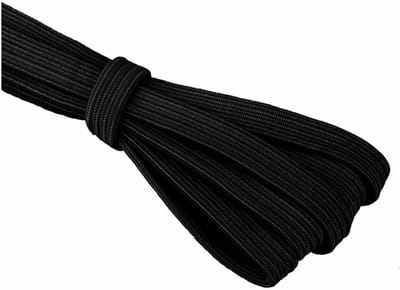 Elastisch plat touw van 2 m, 12 mm diameter, kleurrijk rubberen koord voor bagagespanners en doe-het-zelf naaiprojecten