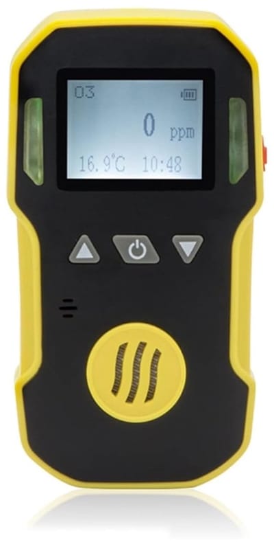 Luchtkwaliteit Monitor - Ozon Detector - Veiligheid Controleren - Industriële Sensor - 0-50ppm - Zwart