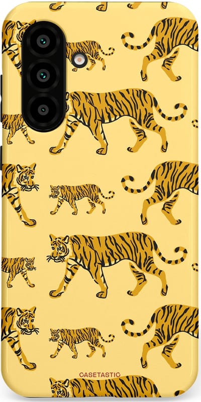 Casetastic Hoesje Geschikt voor Samsung A56 / A36 - Stijlvolle Beschermende Duo-layer Case - Streep van de natuur