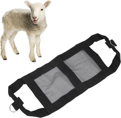 Versterkte Weegriem voor Dieren met Verstelbare Gespen, 100 kg Capaciteit voor Kalveren, Lammeren en Geiten