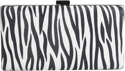 Elegante Diner Tas voor Vrouwen - Crossbody Handtas in Wit en Zwart, Avondtassen en Clutch voor Feestjes en Uitgaan