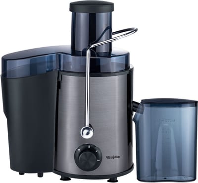 Elit VitaJuicer blender- sapcentrifuge en smoothie maker- 450W- met grote vulopening- voor groente en fruit- compact en snel.