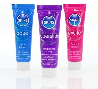 Skins - Sampler Pack - Glijmiddel op Waterbasis - Vital - 3 x 12 ml