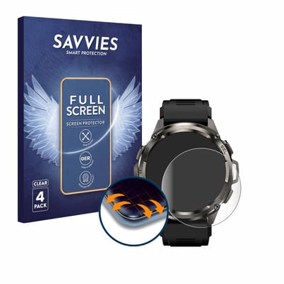 Savvies - Screenprotector voor Kospet Tank T3 Ultra - Folie Beschermfolie transparant volledig dekking 4 Stuks