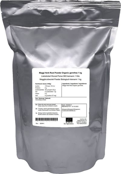 Maggikruidwortel Poeder Kiemarm - 1 Kg - Holyflavours