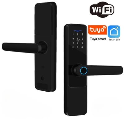 Rolu Smart Lock – Slim Deurslot – Deurslot Met Code & Vingerafdruk – Slimme Deurklink – Extra Beveiliging - 2025