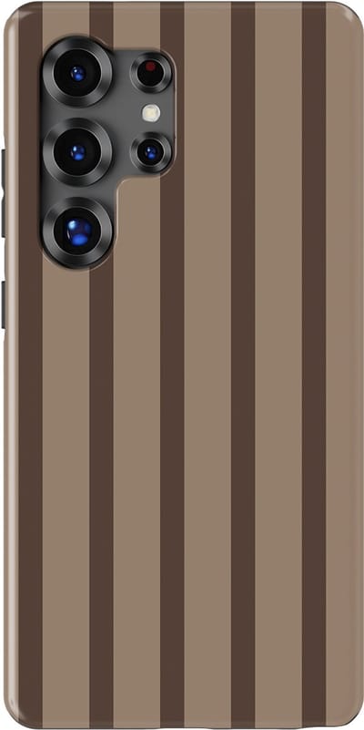 DripCase Gestreept Hoesje Samsung Galaxy S25 Ultra | Backcover met Mag | Stripes Motief | Trendy Case Samsung Galaxy S25 Ultra met Strepen Truffle Touch