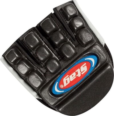 Stag Mini Bone Protector Jr. - Veldhockeyhandschoen - Links - Maat XS - Zwart