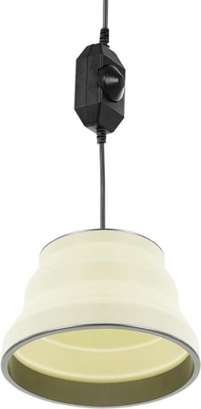 ProPlus Hanglamp LED - Opvouwbaar - Camping Lamp - Siliconen - Ø15cm - 360 Lumen - Warmwit Licht - Wit