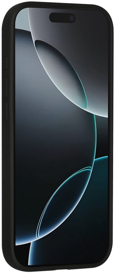 TUNIQ Back cover voor iPhone 17 Air - Premium Liquid Silicon - Zwart - Schokabsorberend design