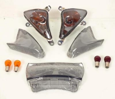 knipperlicht kap een voor scooter yamaha 500 tmax 2001 tot 2007 gerookt glad / met lampen nieuw