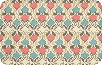 WC mat 80x50 cm - Antislip - Barok - Retro - Kleurrijk - Toiletmat - Vloermat - Douchemat - Toilet tapijt - Toiletmatten
