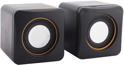 Golden crown - USB-aangedreven Stereoluidsprekersysteem - Draagbare Computerluidsprekers - Compact en Licht - 3,5 Mm Aux-audiostekker - Geschikt voor
