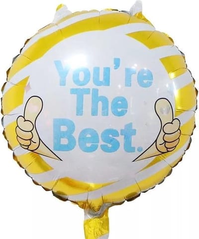 Folieballon youre the best, 40cm kindercrea