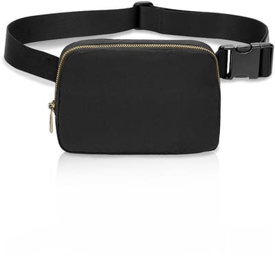 Allecto - FuninCrea Fanny Pack - Waterdichte Heuptas - Verstelbare Riem - Zwart - Ideaal voor Training en Reizen - Uniseks Ontwerp