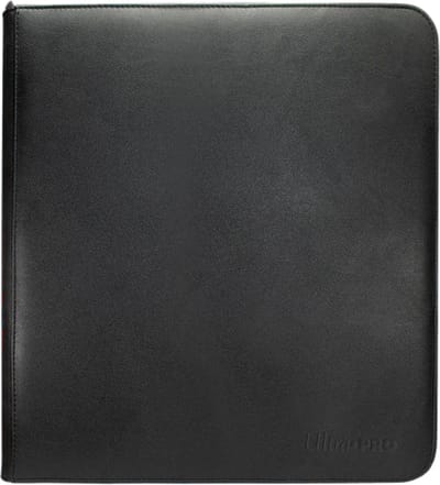 Ultra PRO Vivid 12-Pocket Zippered Pro-Binder Black