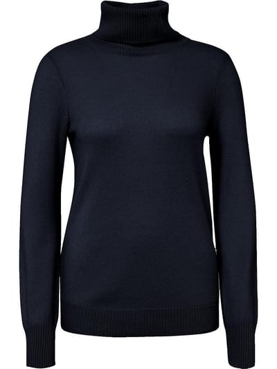 Coltrui 100% kasjmier lange mouwen Van Peter Hahn blauw