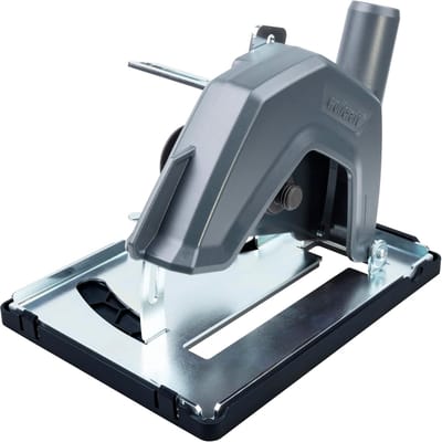 Afzuigkap Geleideslede - Stofafzuiging Machinehouder - Stofarm Slijpen - Gecontroleerd Geleiden - Ø 115/125 mm - Zwart