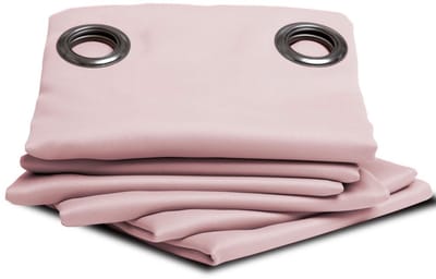 MOONDREAM LumenControl™ Verduisteringsgordijn | Licht+zonwering | EU-fabricaat | Oogjes | Roze MC343 | 140B x 260L cm