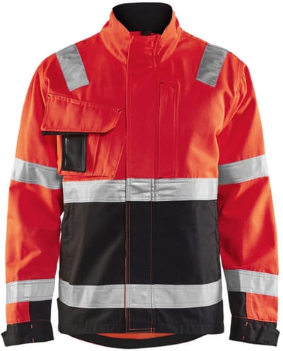 Blaklader Jack High Vis 4064-1811 - High Vis Rood/Zwart - L
